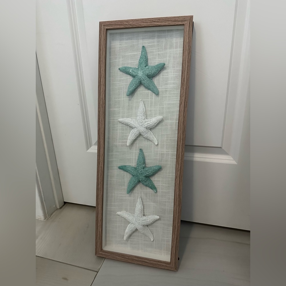 Multiple starfish in a frame